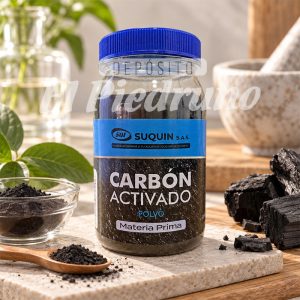 Carbón activado en polvo Suquin materia prima