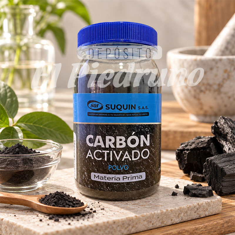Carbon-Activo-en-polvo-Deposito-el-Piedruno Carbón activado en polvo Suquin materia prima